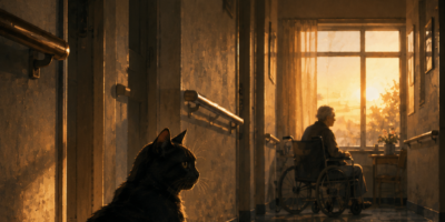 猫先到了-笑言