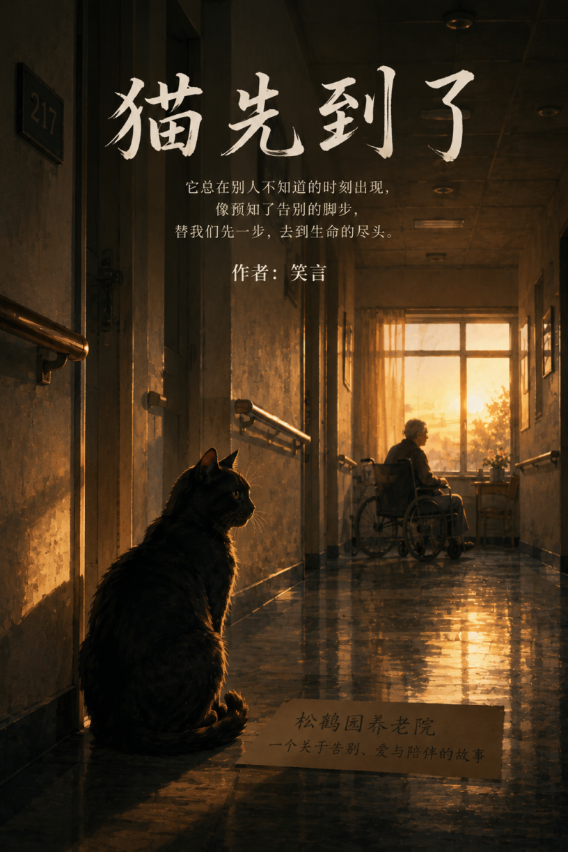 猫先到了-笑言
